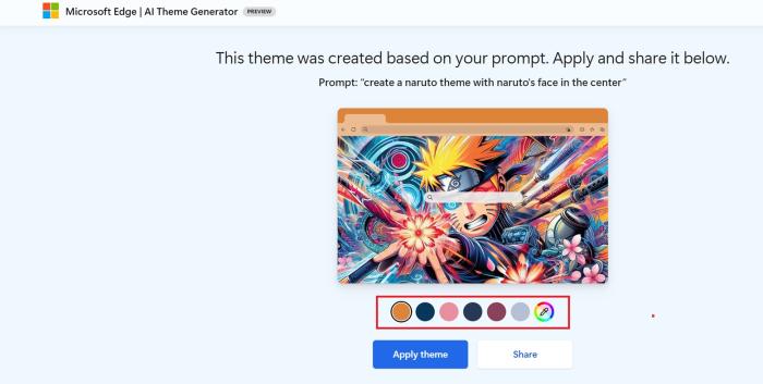 ai generated theme in edge