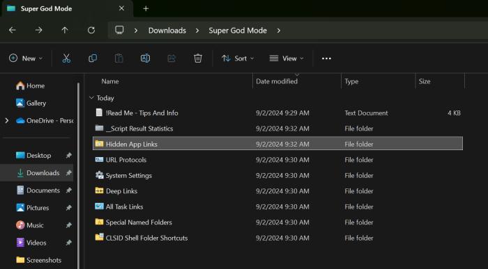 super god mode in windows 11 24h2