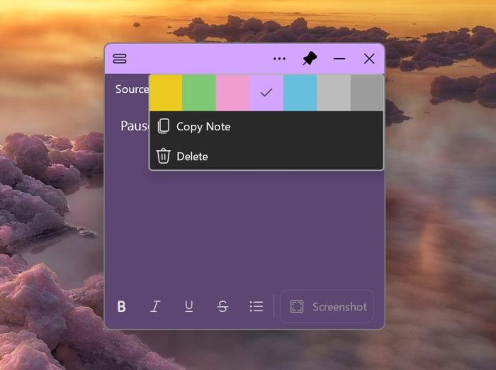 Hands on with Windows 11’s new Sticky Notes “always on top” feature