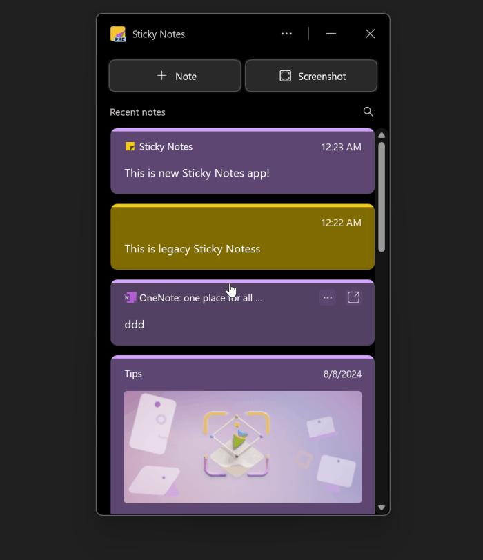 Hands on with Windows 11’s new Sticky Notes “always on top” feature