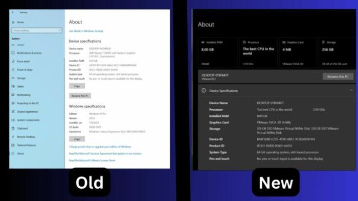 about page comparison in windows 10 22h2 about page comparison in windows 10 22h2