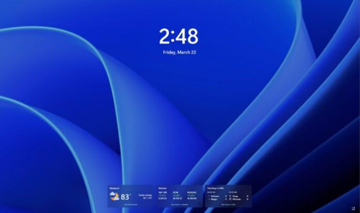 Windows 11 lock screen with MSN Windows 11 lock screen with MSN