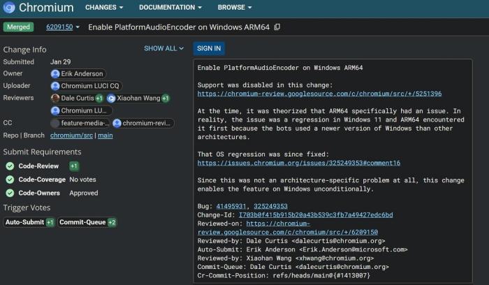 Enable PlatformAudioEncoder on Windows 11 ARM64