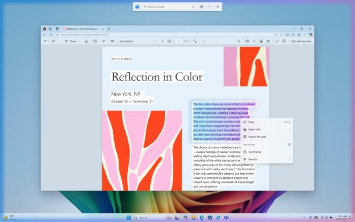 Click To Do in Windows 11 AI