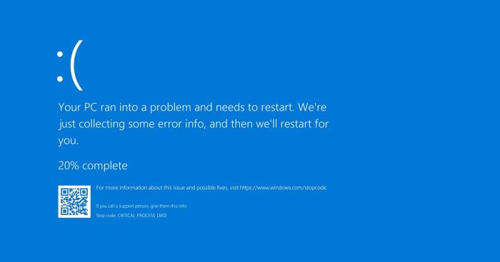 Windows 10 Blue Screen error