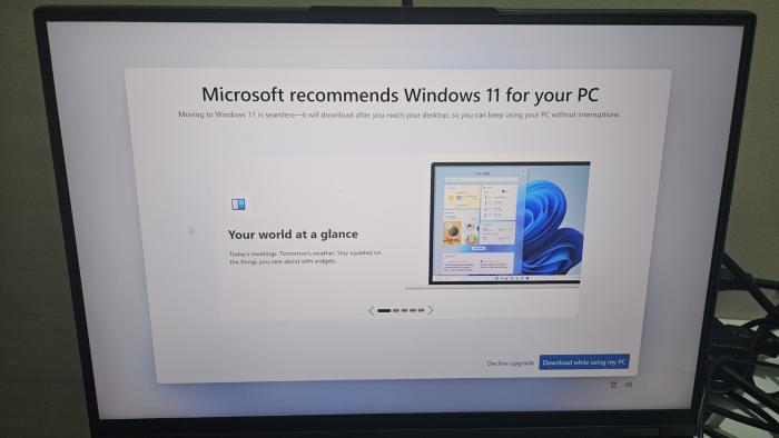 Microsoft recommends Windows 11