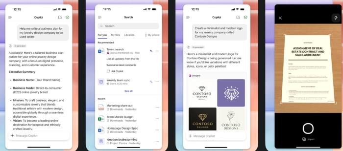 Microsoft 365 Copilot for iPhone